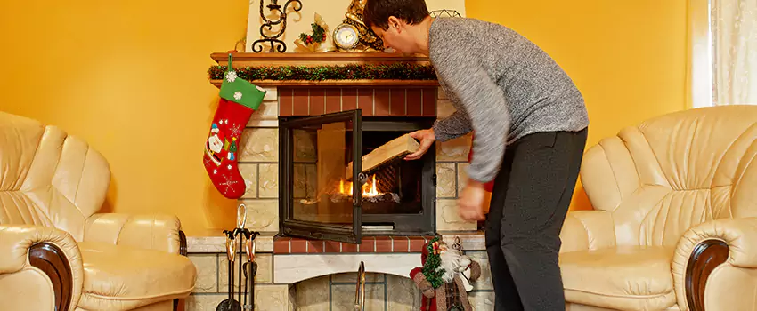 Rusted Metal Fireplace Restoration in North Platte, Nebraska